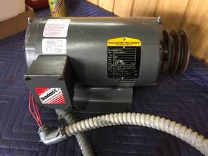 lot 68 image: Baldor Standard-E 3Hp Industrial Electric Motor