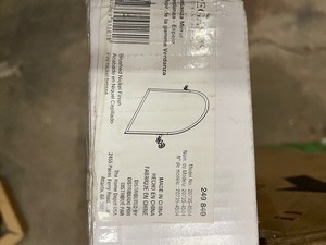 Pegasus Verdanza 24 in. x 24 in. Brushed Nickel Wall Mirror not used open box customer returns see pictures