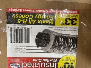 Lot of 2 insulated flexible duct mix sizes see pictures open box customer returns see pictures