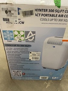 Whynter CoolSize 10,000 BTU Compact Portable Air Conditioner with Dehumidifier open box customer return not used