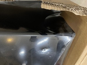 &nbsp1.6 cu. ft. Over the Range Microwave in Black dent on bottom open box customer return not used