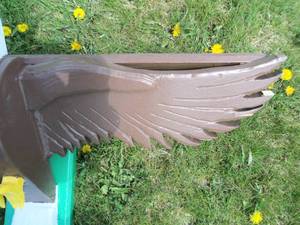 lot 11 image: Eagle Shelf can be hung up wooden...