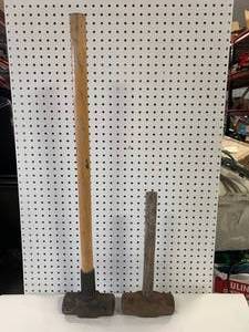 lot 7 image: Pair of Sledgehammers