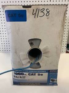 lot 16 image: Box of CAT 5e 244 Four Cable