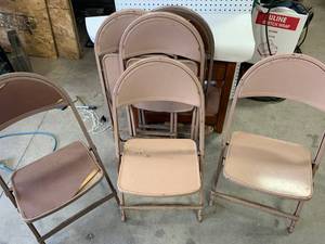 lot 56 image: Lot of Six Kids Folding Chairs