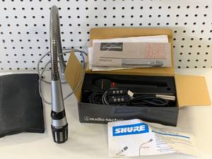 lot 58 image: Shure & Audio Technica Microphones