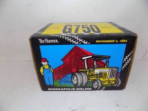 Toy Farmer Minneapolis Moline G750 Die Cast Metal 116 Scale
