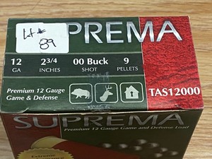 (25) Rounds 12gauge 00-Buckshot