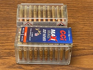 (2) 50-Round Boxes Of .22WMR