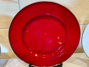 lot 111 image: Metal Pottery Barn Plates