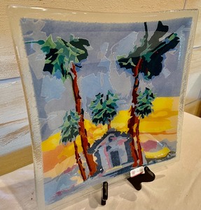 lot 109 image: Peggy Karr Art Glass Platter
