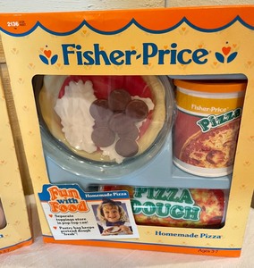 lot 120 image: Vintage Fisher Price Fun with Food Toys