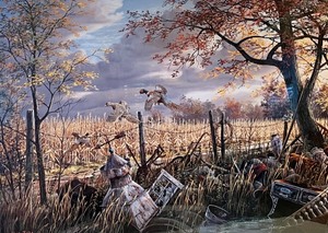 lot 187 image: Ken Zylla Unframed Print One Mans Junk.....