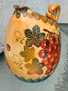 lot 9 image: Italian Pottery Pitcher