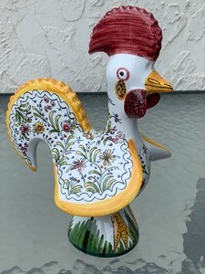 lot 192 image: Ceramic (Portugal) Rooster Figurine