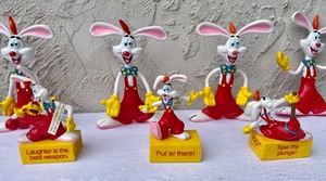 lot 222 image: Roger Rabbit Bendable Figurines and More