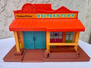 lot 227 image: Fisher Price House and Western Farm