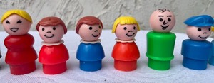 lot 230 image: Plastic Fisher Price People