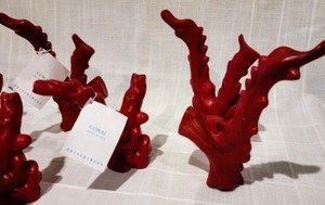 lot 20 image: Pottery Barn Decorative Faux Coral -New