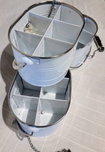lot 21 image: Pottery Barn Beer Buckets