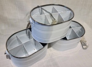 lot 22 image: Pottery Barn Beer Buckets