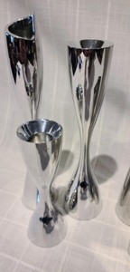 lot 37 image: Nambe Candleholders