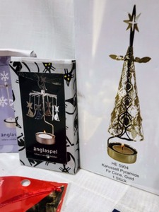 lot 46 image: Fun Swedish Candleholders and Ornaments