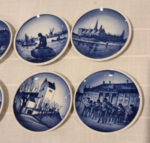 lot 56 image: Small Danish Collectible Plates