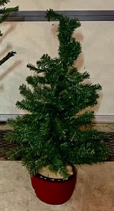 lot 272 image: 3 Faux Pine Trees