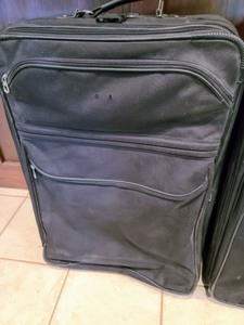 lot 98 image: Two Black Suitcases