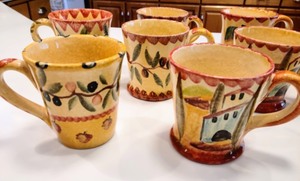 lot 376 image: Italian Coffee Mugs