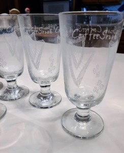 lot 390 image: Irish Coffee Glassware Set