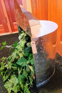 lot 395 image: Decorative Tin Plant Holder