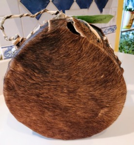 lot 394 image: Decorative Fur Drum