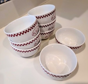 lot 406 image: Ceramic Chili Bowls