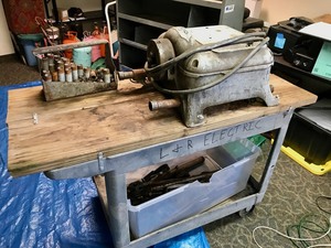 Rigid - Rigid 400 Pipe Threading Machine  Die Casts  Cart