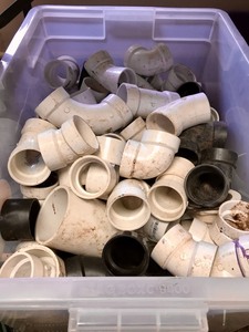 Bin of Plumbing Fixtures #2