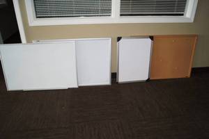 3 Whiteboards and a Pegboard