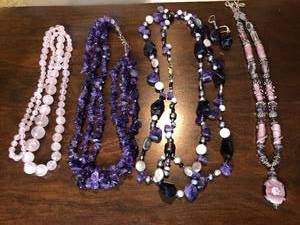 Amythyst and Rose Quartz Jewelry Collection