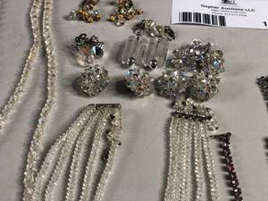 Dazzling Vintage Rhinestone and Crystal Jewelry Set