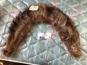 Raccoon Fur Shawl and Sleeve Cuffs