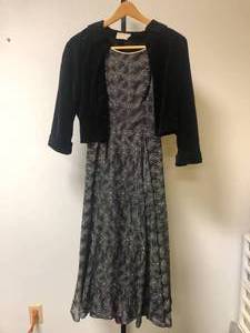 Vintage Size Small Velvet Abby Michael Limited Jacket & Size 11 Girls Frances Prisco Original Dress