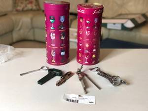 lot 205 image: Wine Glasses & Bottle Opener Set