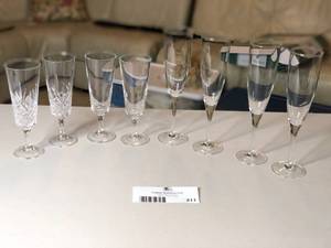 lot 211 image: Champagne Glass 6pc Set