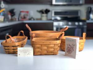 lot 169 image: Longaberger Baskets (Valued $250)