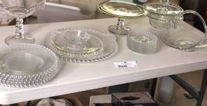 lot 327 image: Vintage Original Imperial Candlewick Elegant Glassware 23pc Set