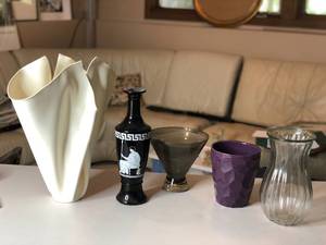 lot 219 image: Rare 1958 Jim Beam Royal Emperor Decanter, Unique Vase and More
