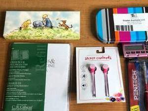 lot 138 image: Summer Road Trip Supplies Pens, Pencil Organizers, and More Brand New