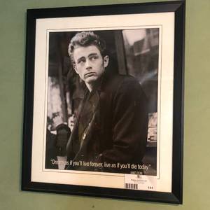 lot 2 image: 50s Movie Stars Framed Posters