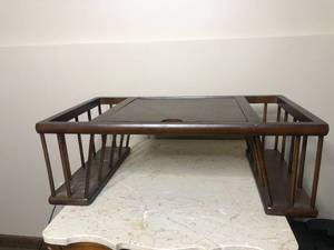lot 258 image: Wooden BedMagazine Holder Desk